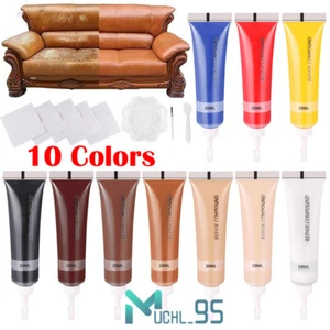 10PCS Vinyl and Leather Repair Kit for Furniture, Jacket, Sofa, Boat or Car Seat - Picture 1 of 17