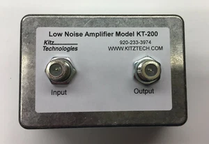 Kitztech KT-200 HDTV Preamplifier-Ultra Low Noise TV Antenna Amplifier/Booster  - Picture 1 of 3