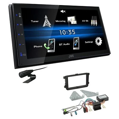 JVC 2 DIN Digital Autoradio Bluetooth USB für Volkswagen VW Passat Canbus - Bild 1 von 4