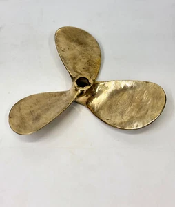 Marine Original Brass Polish Ship Vintage Heavy Nautical Propeller Fan - Picture 1 of 8