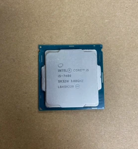 Intel Core i5-7400 SR32W  Base 3.00GHz  Turbo 3.50 GHz 4 Core Processor CPU - Picture 1 of 3