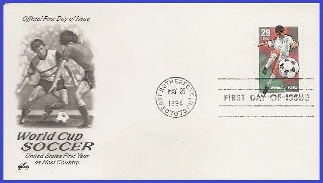 USA5 #2834 U/A ARTCRAFT FDC   Football Soccer Player Kicking - Image 1 of 1
