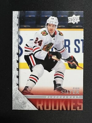 Pius Suter 2020-21 Retro Young Guns 2005-06 Upper Deck Tribute #T-94 Blackhawks - Image 1 of 2