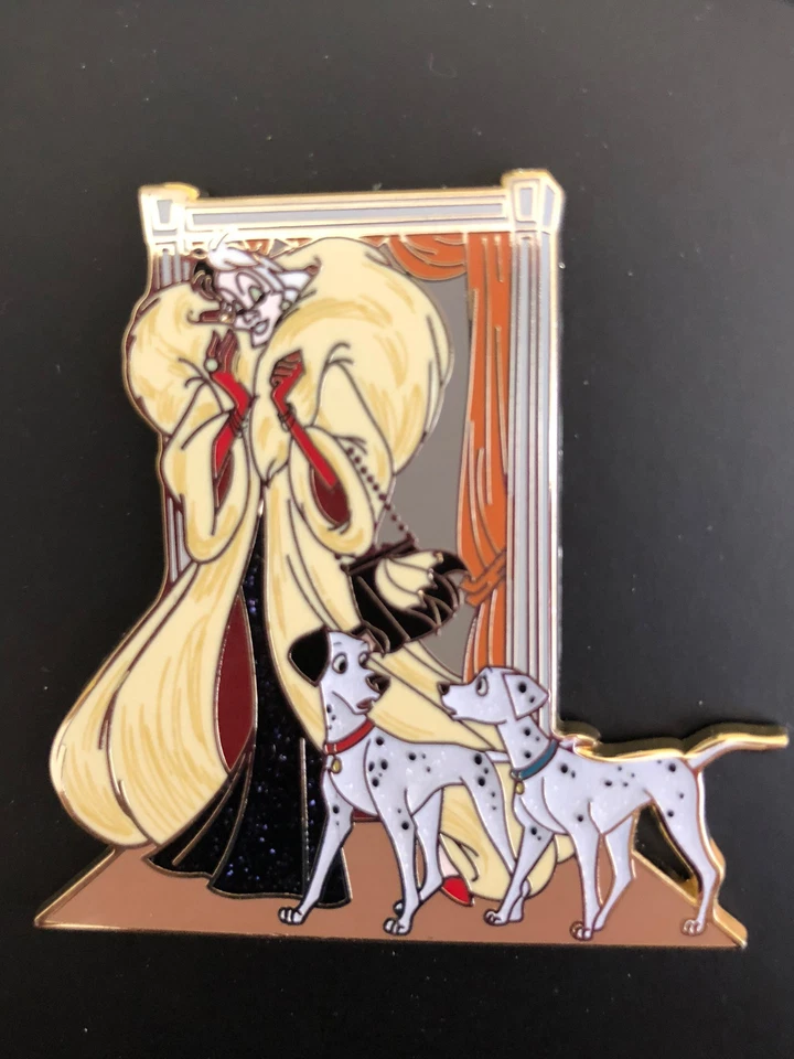 Disney Store D23 Expo 2017 Cruella de Vil  Designer Pin LE 1000 - Image 1 of 1