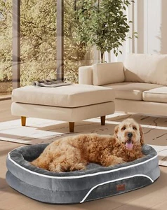 Orthopedic Dog Bed for Extra Large Dogs Dog Couch Design with Egg Foam Suppor... - Picture 1 of 7