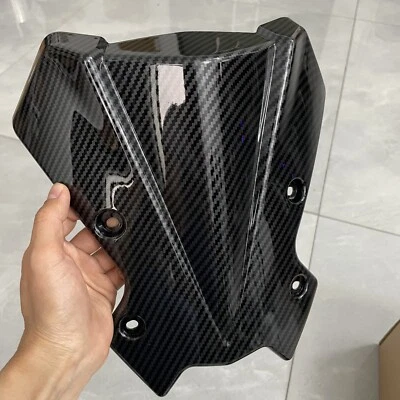 For KAWASAKI Z900 Z650 20-23 Wind Deflector Windshield screen carvbon fiber Look - Image 1 of 4