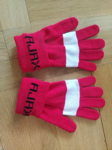 Ajax Amsterdam gloves Soccer One size adult Cover