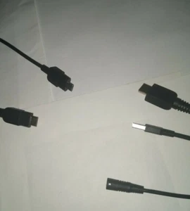 Mini HDMI, USB C To HDMI, USB, to unknown circular female type plugin 6ft new - Picture 1 of 12