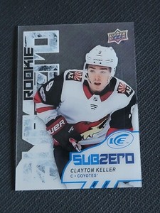 2017-18 UPPER DECK ICE CLAYTON KELLER SZ-65 SUB ZERO ROOKIE RC (2)