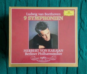 Beethoven 9 Symphonien 5-CD Box Herbert Von Karajan - RARE! LIKE NEW FREE POST - Picture 1 of 1