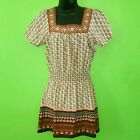 CHARLOTTE RUSSE tribal print Summer dress Sz S Boho Hippie Folk Indian