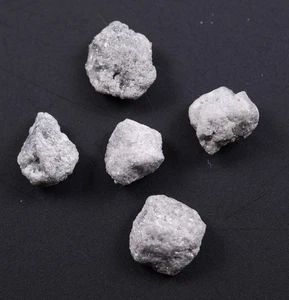 Lote de diamantes naturales sin cortar - Lote de diamantes en bruto sueltos color gris claro de 8,19 quilates - Imagen 1 de 9
