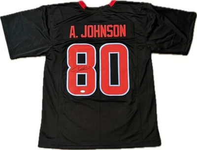 Andre Johnson Autographed NEW Pro Style Jersey- JSA Witness Auth HOF 2024 - Image 1 of 3