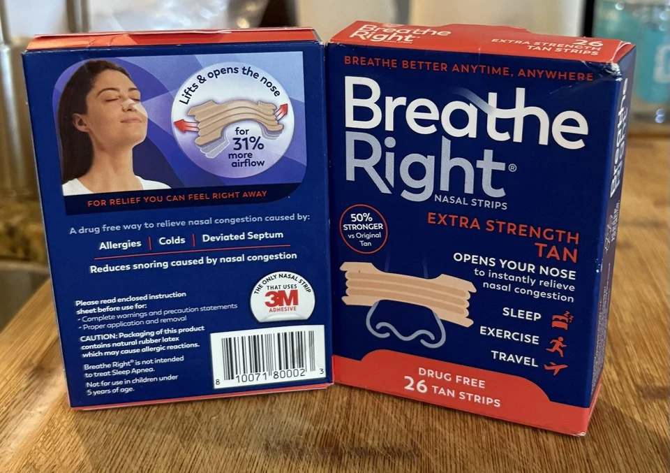 Breathe Right Nasal Strips Extra Strength Tan 52 Count  No Drug - Image 1 of 1