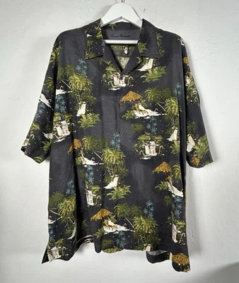 Tommy Bahama Mens X Mas Hawaiian Silk  XXL Short Sleeve Limited Edition - Image 1 of 4