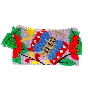 GARY GONZALEZ Handwoven Crossbody Bag Colorful Designer Art Purse,Bold Statement - Picture 1 of 7