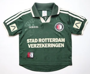 FEYENOORD 1997/1998/1999 AWAY FOOTBALL SHIRT SOCCER JERSEY ADIDAS KID’S SIZE S - Picture 1 of 11