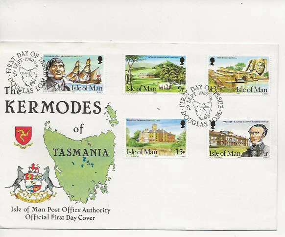 IOM Comm/FDC - The Kermodes of Tasmania - 1980 (IOM65) - Image 1 of 1