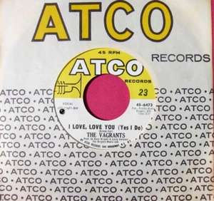 THE VAGRANTS - I Love Love You (Yes I Do) / Respect - clean 45 rpm - Atco 6473 - Imagen 1 de 2