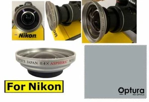 X40 ASPHERICAL HD SUPER WIDE ANGLE FISHEYE LENS LENS FOR NIKON D3500 FAST SHIP - Picture 1 of 12