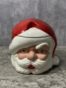 Vintage 1951 Jamar Mallory ceramic studio Santa Claus Large Cookie Jar - Picture 1 of 16
