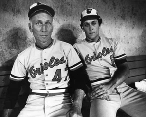 1982 Baltimore Orioles CAL RIPKEN JR and SR Glossy 8x10 Photo Print Poster - Picture 1 of 1
