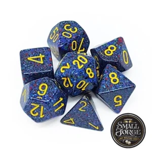 Chessex CHX25366 Speckled Polyhedral TWILIGHT 7-Die Set - D&D. Boxed - NEW - Picture 1 of 3