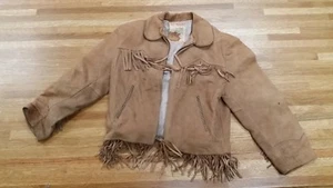 1950's Vintage Child's Roy Rogers Leather Jacket with Original Box; VG Condition - Picture 1 of 9