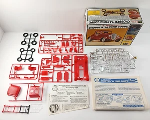 1976 Revell Lil John Buttera's CHOPPED '34 FORD COUPE Plastic Model Kit COMPLETE - Picture 1 of 16