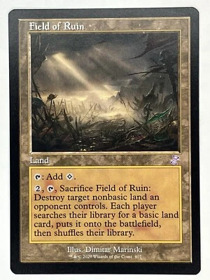 Field of Ruin NM Time Spiral: Remastered 407 Magic: The Gathering MTG Regular - Image 1 of 2