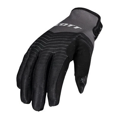 Scott Unisex Motocross Gloves 350 Dirt Evo Black Grey Enduro Offroad MTB - Image 1 of 3