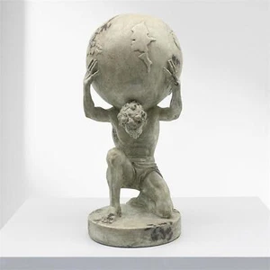 Griechische Gott Statue Dekor Büro Dekor Figur trägt die Welt Statue - Bild 1 von 6