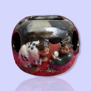 良齋 ANTIQUE Japanese Sumida Gawa Pottery Incense Holder Inoue Ryosai? SUMIDAGAW - Picture 1 of 10