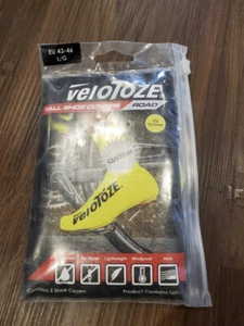 Velotoze Tall Fahrradschuhüberzieher/Road - Viz-Yellow, "F*ck The Rain", Large - Bild 1 von 1
