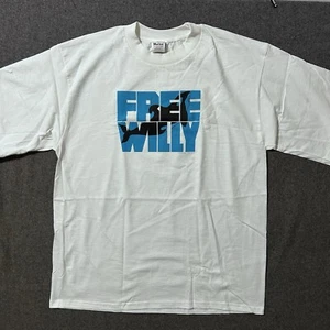 Men XL Free Willy Promo T Shirt Warner Brothers 1993 90s Murina - Picture 1 of 7
