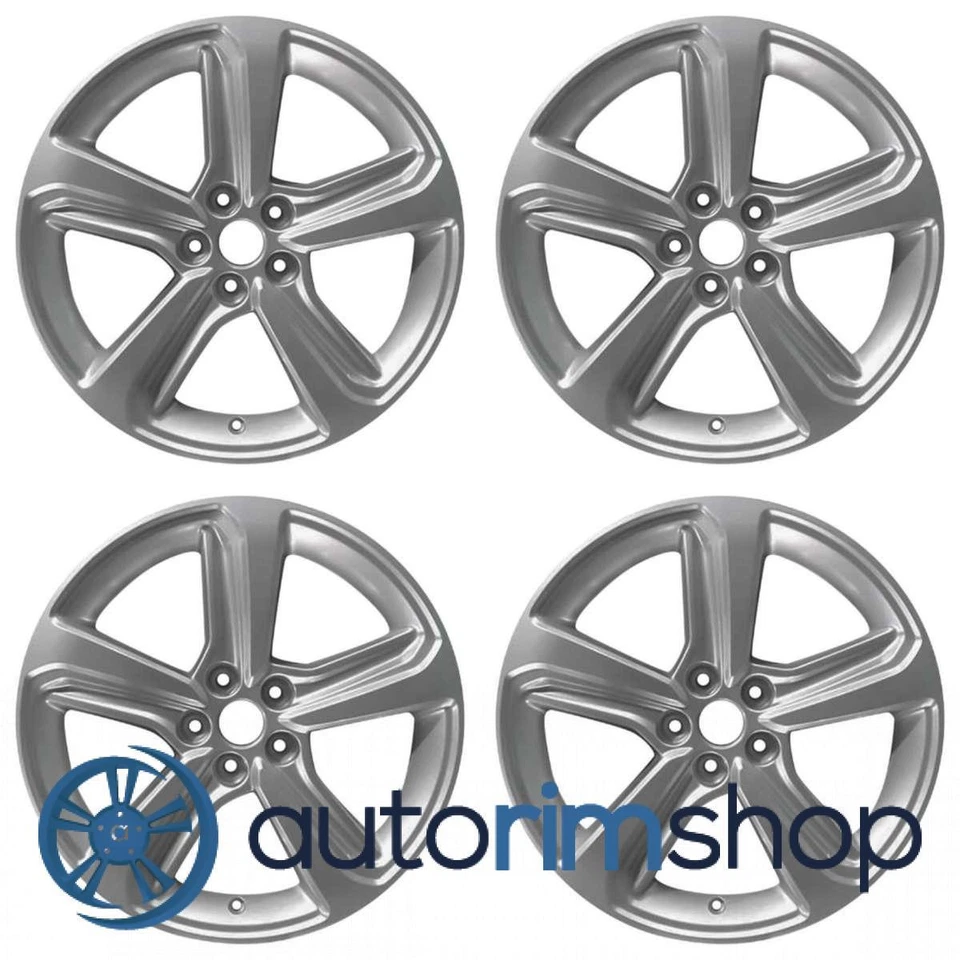 Ford Edge 2019 2020 2021 2022 2023 18" OEM Wheels Rims Set Machined With Silver - Image 1 of 1