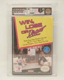 Win, Lose or Draw (Nintendo NES) New, Factory Sealed - VGA Graded 85+ NM+