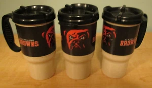 Cleveland Browns Dawg Mascot 16oz Mug Lot of 3 - Picture 1 of 6