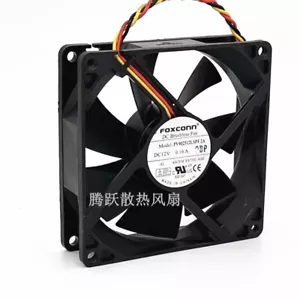 Foxconn PV902512LSPF 2A 12V 0.16A 3-pin power supply chassis cooling fan - Picture 1 of 5