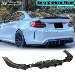 Carbon Heckdiffusor Diffusor Spoiler Heckansatz für BMW 2 Coupe F87 M2 2015-2018 - Bild 1 von 11