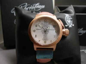 Ladies New Christian Audigier Intensity Ion Pink Swarovski Dial 100 Meter Watch - Picture 1 of 6