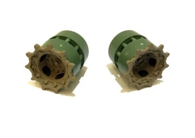 Henglong RC Tank 1/24 German Leopard,Type 90,M1A2 Abrams Gear Box Wheel 2 Pairs - Image 1 of 4