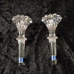 Waterford Marquis Crystal Stoppers For Decanters acid etched logo In Box E - Picture 1 of 9