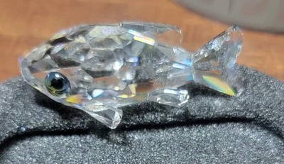 Mini pez dorado retirado de cristal de Swarovski 7644 Foto 1 de 2