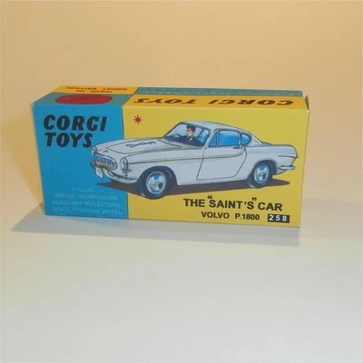 Corgi Toys  258 The Saint Volvo P1800 Repro Box - Image 1 of 4