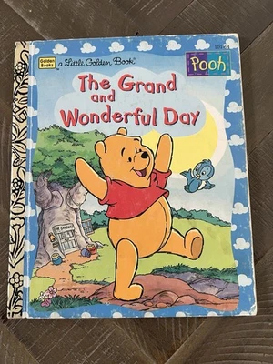 1995 Little Golden Book Disney’s Pooh: The Grand and Wonderful Day c1995 - Image 1 of 4