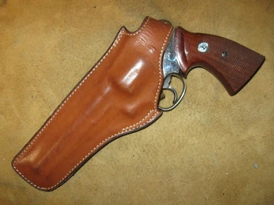 Safariland Lined Holster Colt Trooper MK3 Lawman Python 6" LEFT GC 251120 - Image 1 of 4