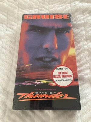 NEW SEALED TOM CRUISE "DAYS OF THUNDER" 1990 VHS - NICOLE KIDMAN, NASCAR - Image 1 of 3
