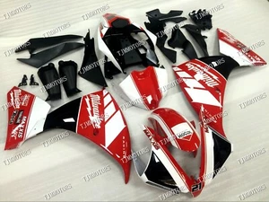 Fit for 12-14 YZF R1 Milwaukee Red White ABS Injection Mold Bodywork Fairing Kit - Picture 1 of 9