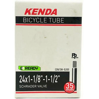 Kenda Schrader Tube Schrader Length: 35mm 24'' 1-1/ 8 x 1-1/ 2 - Image 1 of 4